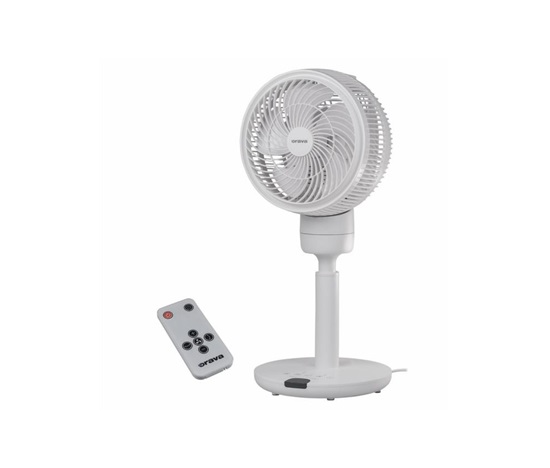 Orava SF-300 stojanový extra tichý ventilátor, oscilace, 55 W, dálkové ovládání, 4 rychlosti, 55 dB, průměr 23 cm