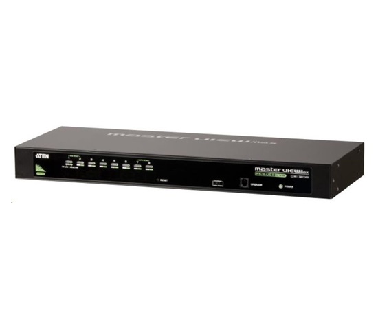 ATEN 8-portový KVM PS/2+USB, OSD, rack 19", kombinovaná konzola