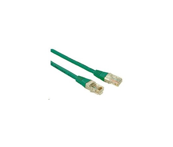 Solarix Patch kábel CAT5E UTP PVC 3 m zelený, odolný proti zasekávaniu C5E-155GR-3MB
