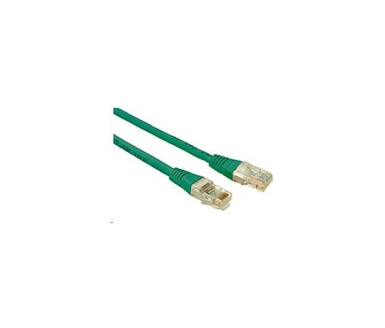 Solarix Patch kábel CAT5E UTP PVC 5 m zelený, odolný proti zasekávaniu C5E-155GR-5MB