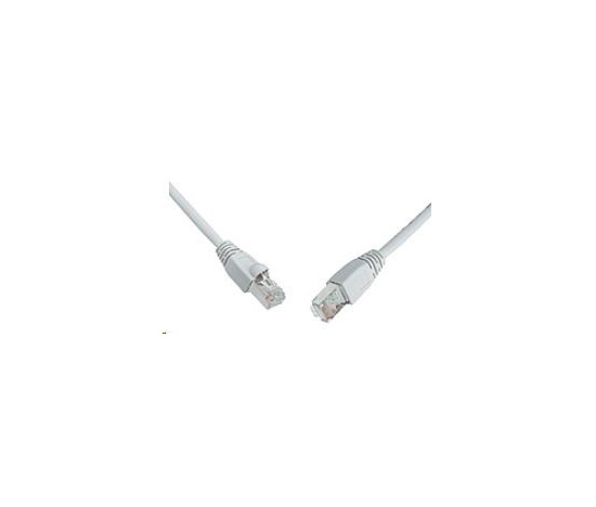 Solarix Patch kábel CAT6 SFTP PVC 15m sivý odolný proti zachytávaniu C6-315GY-15MB