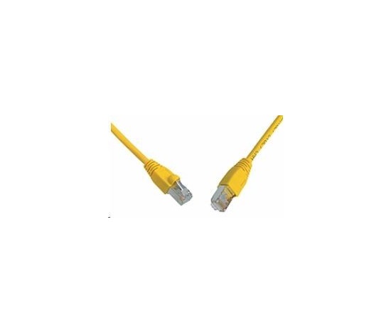Solarix Patch kábel CAT6 SFTP PVC 7m žltý odolný proti zaseknutiu C6-315YE-7MB