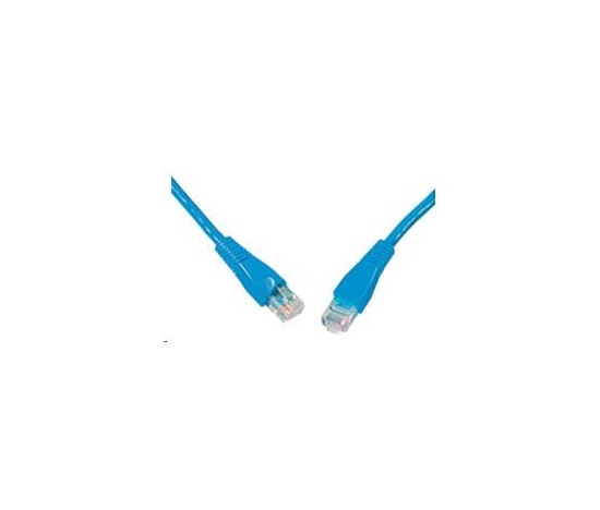 Solarix Patch kábel CAT6 UTP PVC 1m modrý odolný proti zachyteniu C6-114BU-1MB