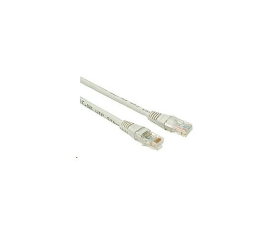 Solarix Patch kábel CAT6 UTP PVC 1 m sivý, odolný proti zasekávaniu C6-155GY-1MB
