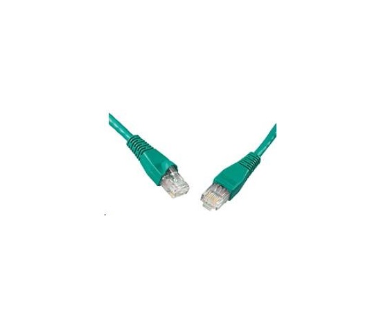 Solarix Patch kábel CAT6 UTP PVC 1m zelený odolný proti zachyteniu C6-114GR-1MB