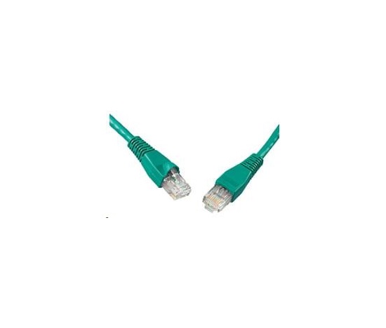 Solarix Patch kábel CAT6 UTP PVC 5m zelený odolný proti zachyteniu C6-114GR-5MB