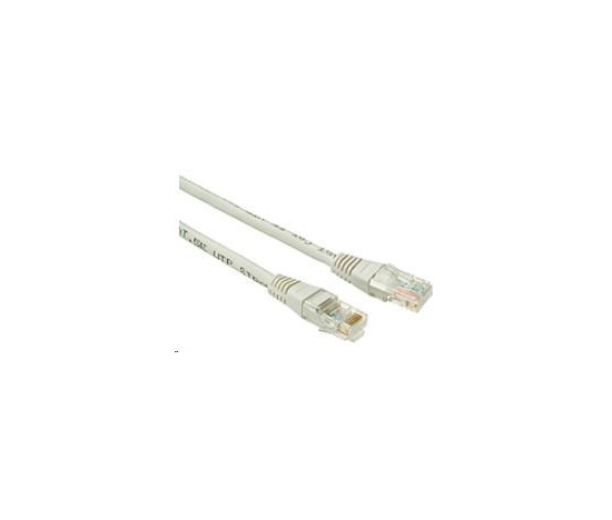 Solarix Patch kábel CAT6 UTP PVC 7 m sivý, odolný proti zasekávaniu C6-155GY-7MB
