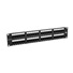 Solarix Patch panel 48 x RJ45 CAT5E UTP 150 MHz čierny 2U SX48-5E-UTP-BK