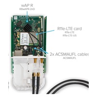 MikroTik ACSMAUFL Pigtail, 15 cm, U.FL - SMA samica