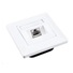 Solarix Zásuvka CAT5E STP 1 x RJ45 pod omietku biela SX9-1-5E-STP-WH