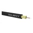 DROP1000 kabel Solarix, 2vl 9/125, 3,5mm, LSOH, černý, cívka 500m SXKO-DROP-2-OS-LSOH