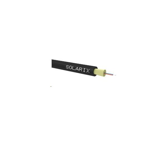 DROP1000 Solarix kábel, 2vl 9/125, 3,5mm, LSOH, čierny, 500m cievka SXKO-DROP-2-OS-LSOH