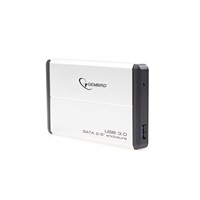 Externý box GEMBIRD pre 2.5" zariadenie, USB 3.0, SATA, strieborná