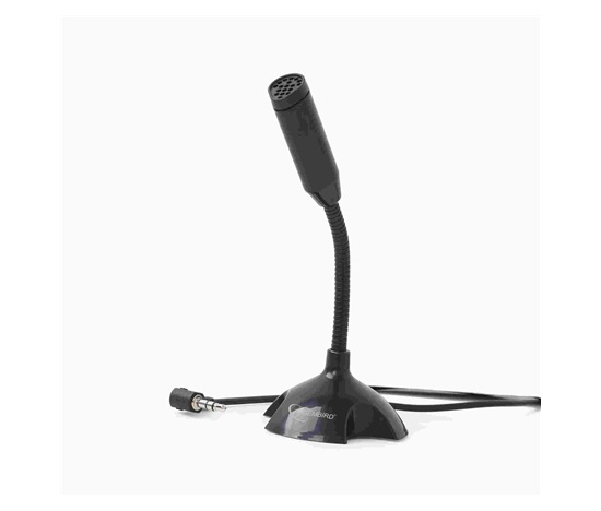 Stolný mikrofón GEMBIRD MIC-D-02, čierny