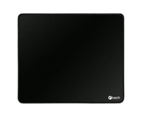 C-TECH Podložka pod myš MP-01, čierna, 320x270x4mm, obšité okraje