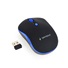 Myš GEMBIRD MUSW-4B-03-B, čierno-modrá, bezdrôtová, USB nano prijímač