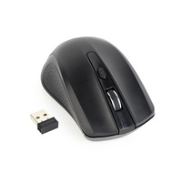 Myš GEMBIRD MUSW-4B-04, čierna, bezdrôtová, USB nano prijímač