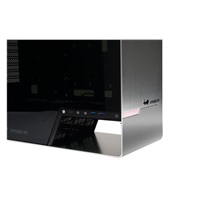 IN WIN case 905, Mid Tower, priehľadná bočnica, bez zdroja, titánovo šedá, oled, 3x Sirius ventilátor