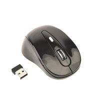 Myš GEMBIRD MUSW-6B-01, čierna, bezdrôtová, USB nano prijímač