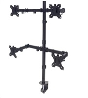 MANHATTAN Stolný držiak (univerzálny) pre 4 LCD monitory, 13" až 32", 8 kg