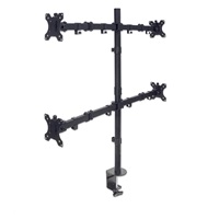 MANHATTAN Stolný držiak (univerzálny) pre 4 LCD monitory, 13" až 32", 8 kg