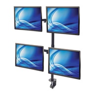 MANHATTAN Stolný držiak (univerzálny) pre 4 LCD monitory, 13" až 32", 8 kg