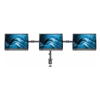 MANHATTAN Stolný držiak pre 3 LCD monitory, 13" až 27"