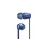 SONY bezdrátová stereo sluchátka WI-C310, modrá
