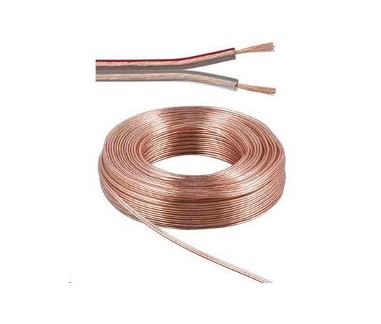 PremiumCord Reproduktorové káble 100% CU meď 2x 1,5mm 10m