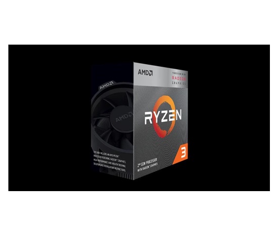 CPU AMD RYZEN 3 3200G, 4-core, 3.6 GHz (4 GHz Turbo), 6MB cache (2+4), 65W, socket AM4, Wraith Stealh, Radeon RX VEGA 8