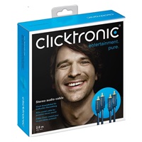 Kábel ClickTronic HQ OFC 2x Cinch - 2x Cinch RCA, M/M, 0.5m