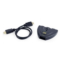 Dátový prepínač GEMBIRD HDMI, 3-cestný