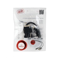 GEMBIRD CABLEXPERT HDMI-DVI kábel 0,5 m, 1.3, M/M tienené, pozlátené kontakty