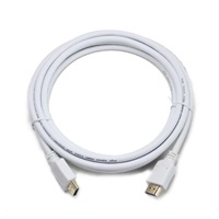 GEMBIRD CABLEXPERT HDMI-HDMI kábel 3 m, 1.4, M/M tienené, pozlátené kontakty, biele