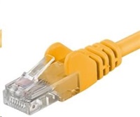 PREMIUMCORD Patch kábel UTP RJ45-RJ45 CAT5e 1.5 m žltá