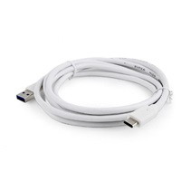 GEMBIRD CABLEXPERT USB 3.0 Kábel AM na typ C (AM/CM), 1,8 m, biely
