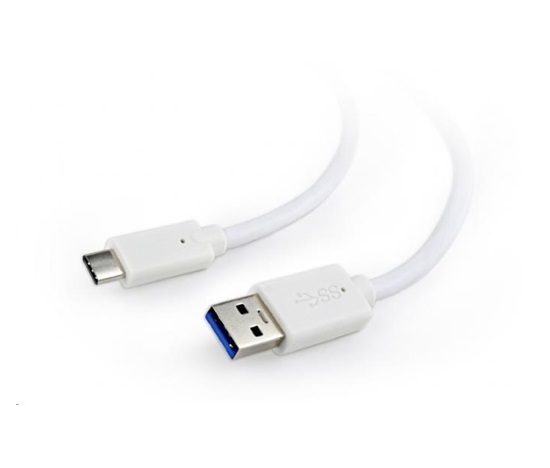GEMBIRD CABLEXPERT USB 3.0 Kábel AM na typ C (AM/CM), 1 m, biely