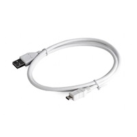 GEMBIRD Kábel CABLEXPERT USB A samec/Micro B samec 2.0, 0,5 m, biela, vysoká kvalita