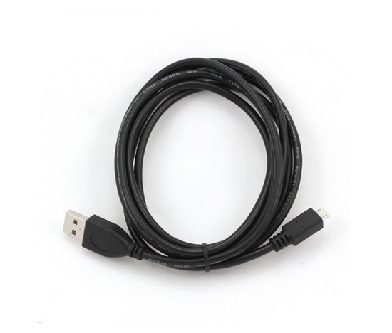 GEMBIRD Kábel CABLEXPERT USB A samec/Micro B samec 2.0, 1m, čierna vysoká kvalita