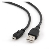 GEMBIRD Kábel CABLEXPERT USB A samec/Micro B samec 2.0, 1m, čierna vysoká kvalita