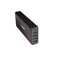 Nabíjačka Club3D USB typu A a C, 5 portov, 111 W