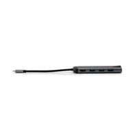 VERBATIM 49142 Multiportový HUB USB-C, 3x USB 3.0, 1x USB-C, HDMI, LAN, SD, microSD, šedý dok