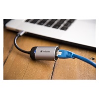 VERBATIM 49146 Adaptér USB-C™ na gigabitový Ethernet Rj45 HUB