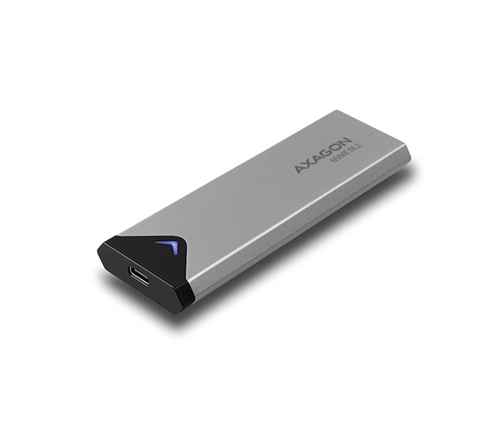 AXAGON EEM2-UG2, USB-C 3.2 Gen 2 - M.2 NVMe SSD kovový box, dĺžka 42 až 80 mm