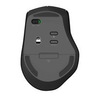 Bezdrôtová laserová myš RAPOO MT550, viacrežimová: 2.4 GHz, Bluetooth 3.0 & 4.0, čierna
