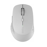 Myš RAPOO M300 Silent Wireless Optical Mouse, Multi-mode: 2.4 GHz, Bluetooth 3.0 & 4.0, Sivá