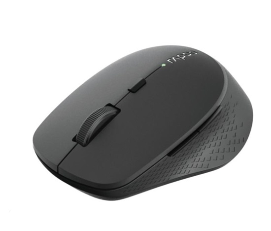 Myš RAPOO M300 Silent Wireless Optical Mouse, Multi-mode: 2.4 GHz, Bluetooth 3.0 & 4.0, čierna