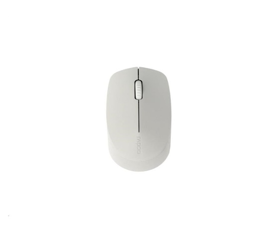 RAPOO Mouse M100 Silent Pohodlná tichá viacrežimová myš, svetlosivá