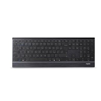 Súprava klávesnice a myši RAPOO 9500M Multi-mode Wireless Ultra-slim Desktop Combo Set (klávesnica. - šedá/metalická, myš - čierna)
