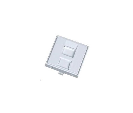 Nemontovaný modul 1x RJ45, 45x45 mm s protiprachovou krytkou